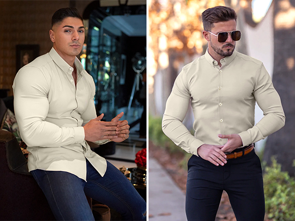 slim fit dress shirt