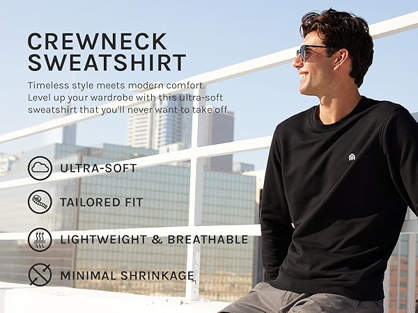 INTO THE AM Crewneck Work Sweater