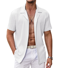 Mens beach shirts linen shirt for men summer shirt casual button down shirt short sleeve shirt