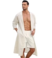 Men''s Lightweight Kimono Robe Jackets