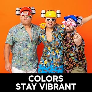 Colors Stay Vibrant | Bold Colorful Shirts | No Shrinkage No Bleed No Fading