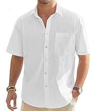 Solid White Linen shirt