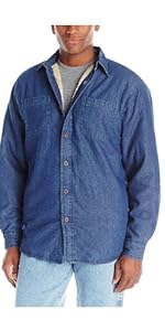 Wrangler Authentics Long Sleeve Sherpa Lined Denim Shirt