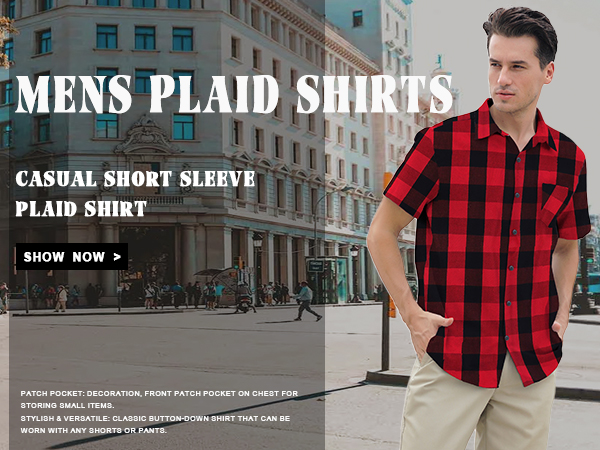 mens plaid shirt