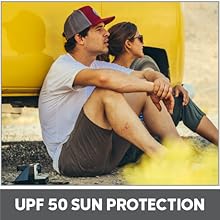 UPF 50 sun protection