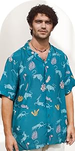 summer tropical floral shirt men men&#39;s floral shirts festival shirts men island shirts for men