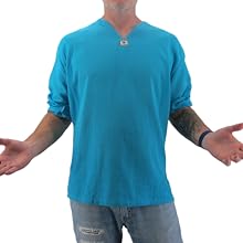 aqua hippie shirt