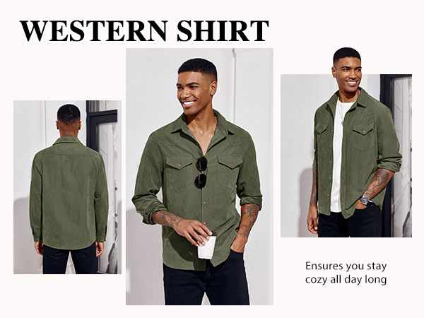 button down long sleeve shirts for men