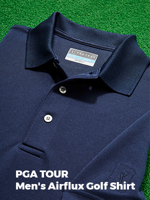 pga tour mens airflux golf shirt