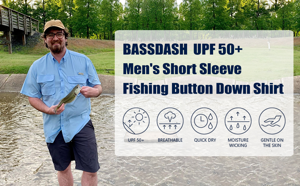 Upf50+ Fishing Button Down Shirt