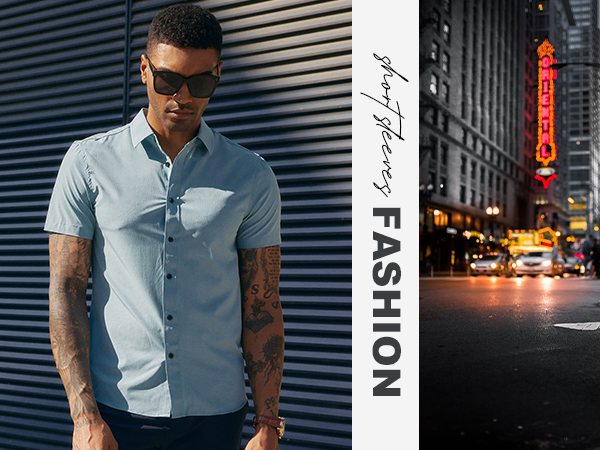 mens shirts casual stylish