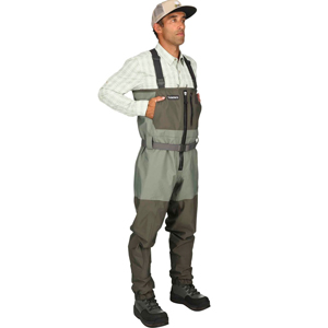 freestone Z mens stockingfoot full length waders suspenders fishing angler comfortable