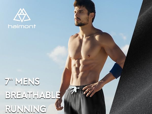 Haimont Men''s 7" Inseam Athletic Gym Shorts