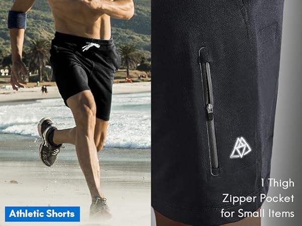 Haimont Men''s 7" Inseam Athletic Gym Shorts