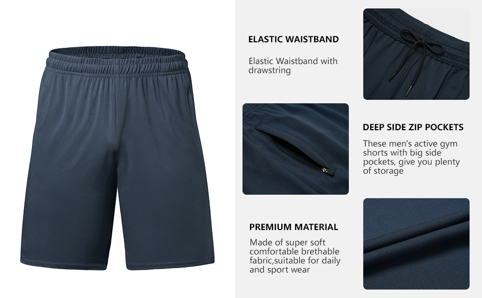 big and tall workout shorts