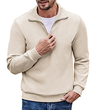 Men''s Quarter Zip Up Pullover