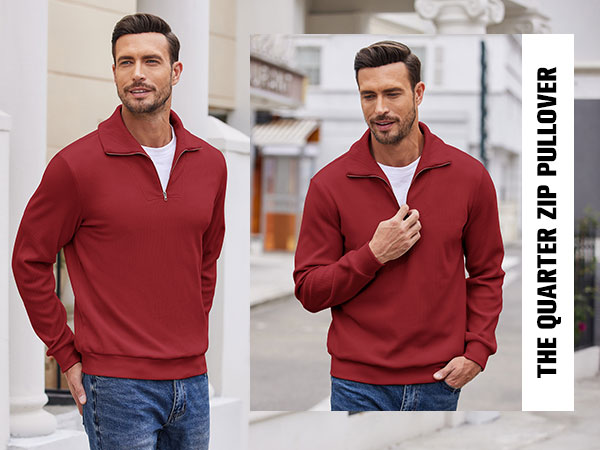 men slim pullover