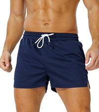 mens 3 inch mesh shorts