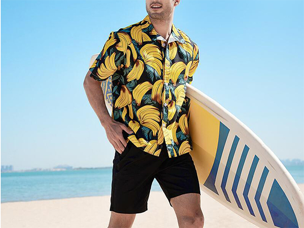 tropical beach shirt