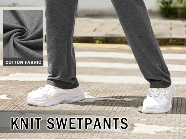 mens knit sweatpants