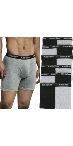 men''s pack of six basic boxer briefs