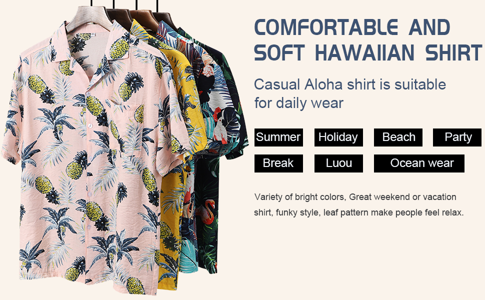 tropical shirts for men mens hawaiian shirts short sleeve floral shirts for men