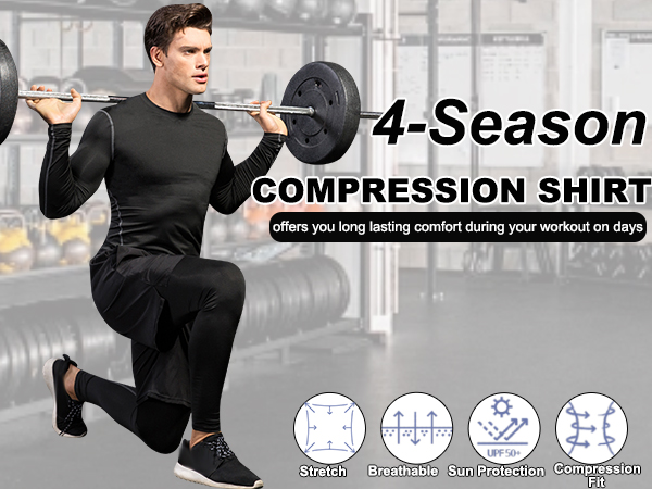 Compression Shirts for Men Long Sleeve