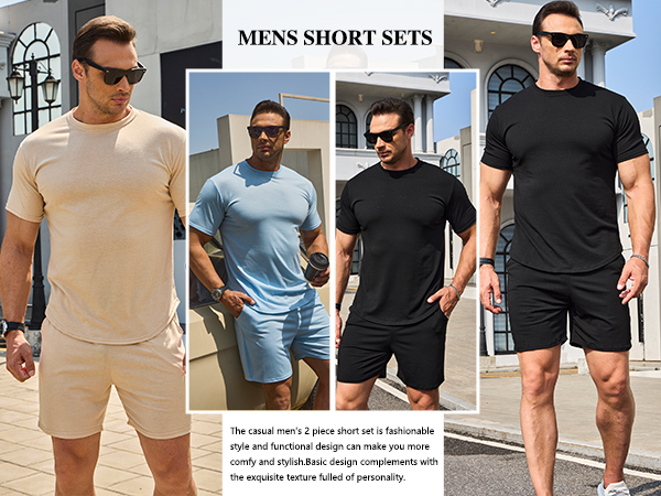 Mens short set