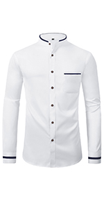 white shirt for men