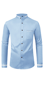 Light blue shirt for men