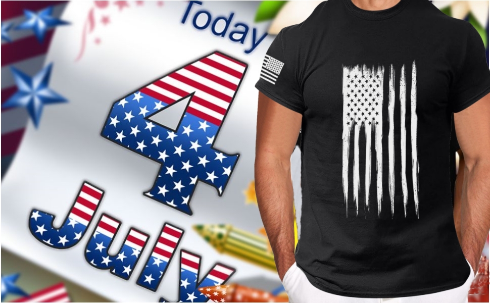 american flag shirts for men