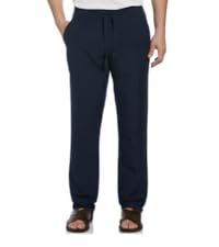 Men’s Linen-Blend Pants With Drawstring