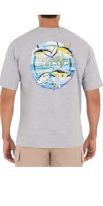 guy harvey, short sleeve top, pocket tee, fishing top, casual tees, mens fishing shirt, men apparel