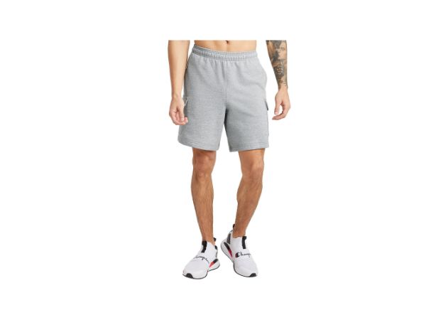 Champion Men''s Cargo Shorts, Powerblend, Shorts for Men, Comfortable Cargo Shorts for Men, 8"