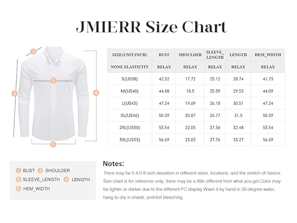 Casual Stylish Long Sleeve Business Dress Shirts