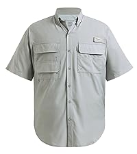 button down shirt short sleeve for men fishing hiking lightweight