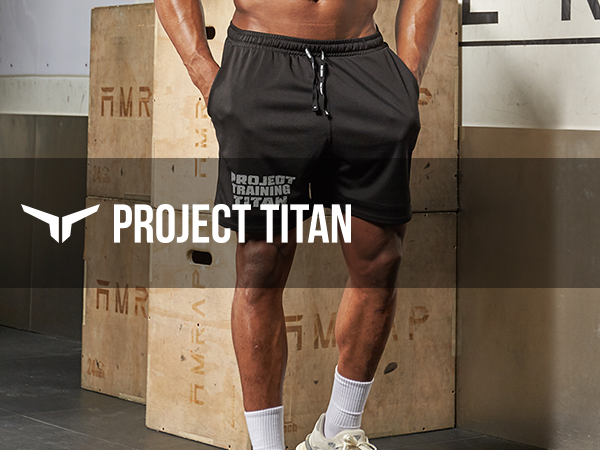 Project Titan Men''s Mesh Workout Shorts