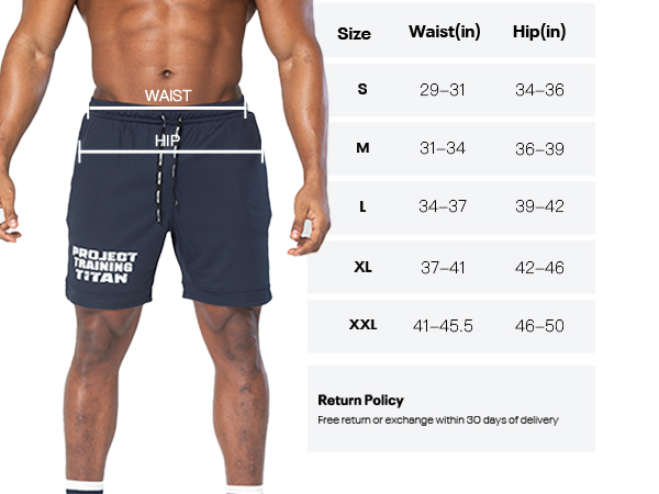 Project Titan Men''s Mesh Workout Shorts