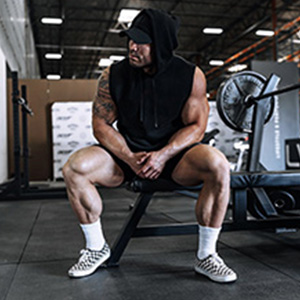 Men''s Workout Hooded Tank Tops Sleeveless Gym Hoodies Bodybuilding Muscle Sleeveless T-Shirts