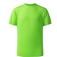 mens high visiable green shirts