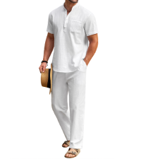 mens linen sets