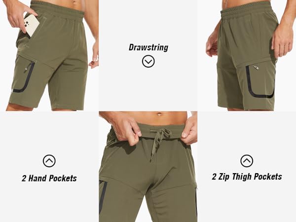 Men''s Hiking Shorts 4 pockets