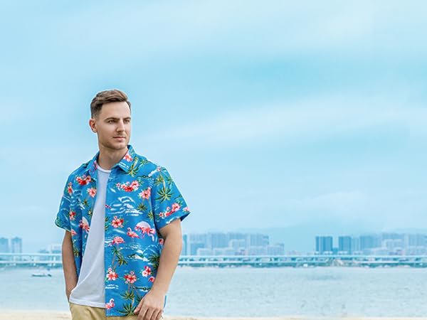 hawaiian shirt for men, mens hawaiian shirts