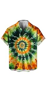 Tie-Dye Hawaiian Shirt