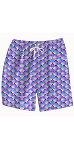 Fish Scale Board Shorts