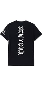 Men T-shirt New York Shirt City Shirt NYC Shirt Black T-shirt Casual