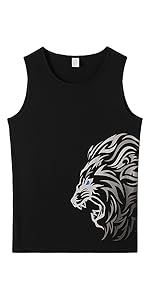 Men tank top Fashion men tank top  pattern men&#39;s T-shirt Men&#39;s beach shirt