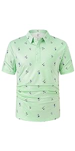 Men collared shirts Men mint green POLO shirts Men casual business shirts  button-down shirts