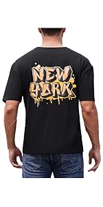 Men&#39;s Graphic Shirts New York Shirts NYC Shirts Men&#39;s T-Shirts Casual