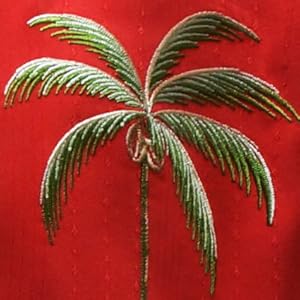 hawaiian palm tree embroidery